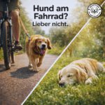 Fahrradfahren mit Hund