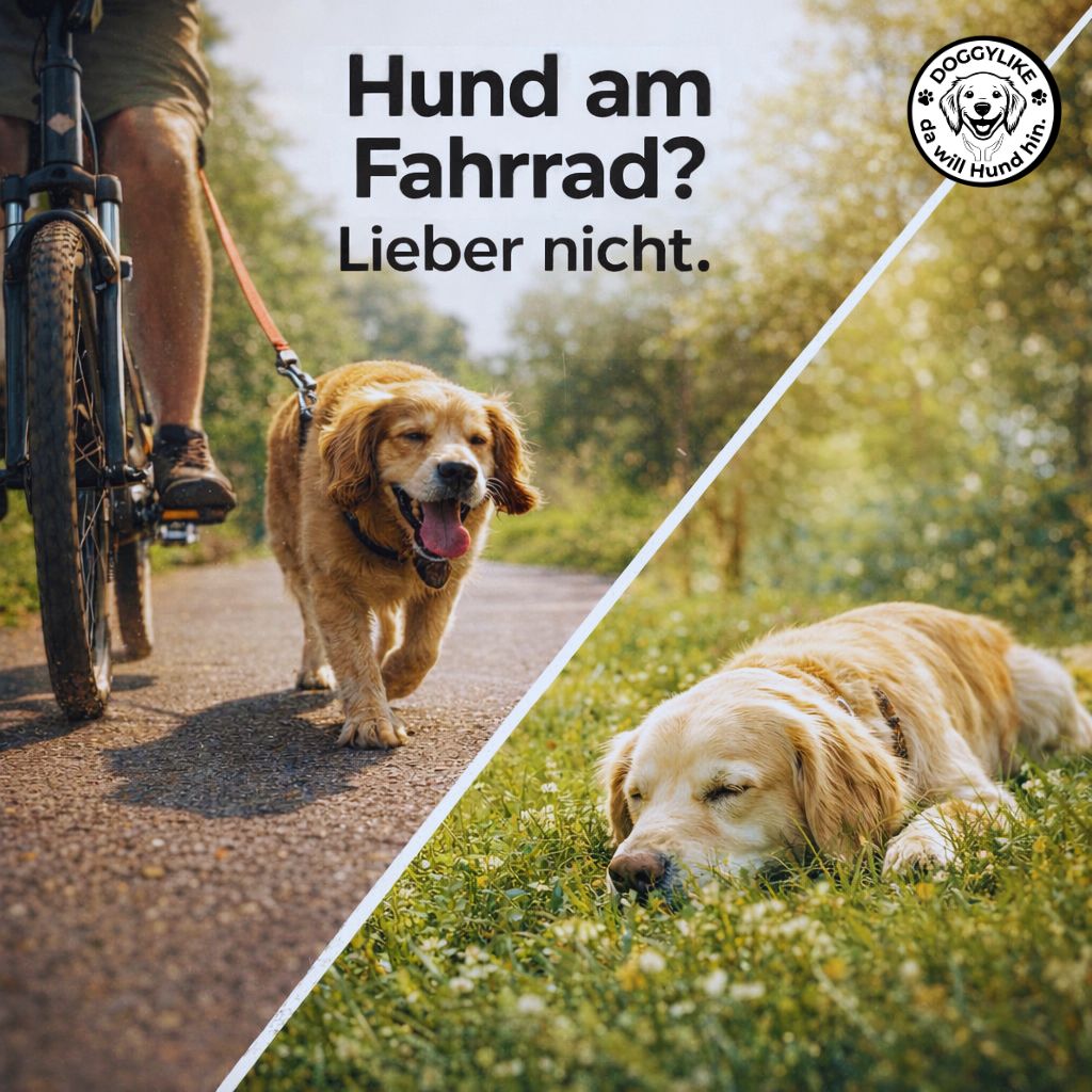 Fahrradfahren mit Hund